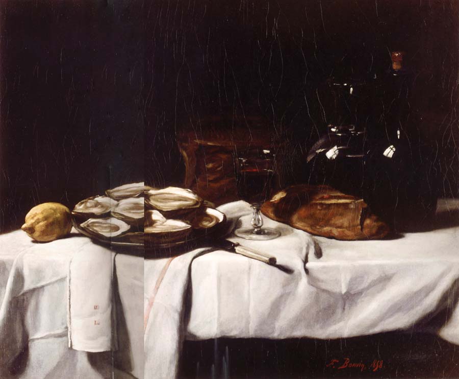 Still life with Lemon and Oysters